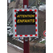 Panneau indicateur de vitesse de véhicule avec radars pédagogiques - Série AFFRAD & AFFRADBC_3