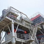 Installation de fabrication de sable sec série VU - débit 100 t/h - système d'agrégats haute efficacité et sans poussière_2