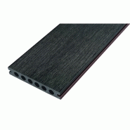 Pack 1 m² - Lame de terrasse composite coextrudé Supra avec accessoires, 3600 x 145 x 23 mm - Coloris Charbon (4 coloris disponibles)_2