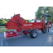 Pailleuse performante avec moteur diesel Kubota 49cv