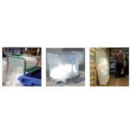 Porte-sacs avec couvercle et roulettes - Capacités de 200 à 2500 litres_2