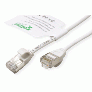 ROLINE GREEN Cordon DataCenter U/FTP Cat.6A (Classe EA), LSOH, slim, blanc, 1,5 m_2