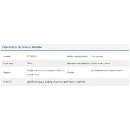 Sfm2026h - coupe industrielle - Bohyar - poids brut 190kg - machine portative et haut-précise_2