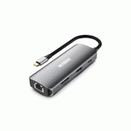 Urban Factory MHC50UF station d'accueil Avec fil USB 3.2 Gen 1 (3.1 Gen 1) Type-C Gris_2