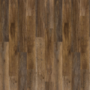 Wallart planches d'aspect de bois marron terre d'ombre 432701_2