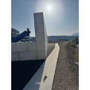 Bloc béton empilable 160X80  LEGO pour réaliser des cases de stockage de vrac_2