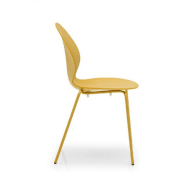 CHAISE DESIGN CALLIGARIS BASIL AU PIÉTEMENT MÉTAL CHROMÉ_2