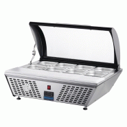 Comptoir de préparation positif économe en énergie Série G 4 x GN 1/3 GP293 Polar_2