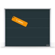 Double Porte de garage sectionnelle anti-effraction RenoMatic - Rainure L, Surface Planar, motorisée avec isolation, RC 2 Safetypack_2