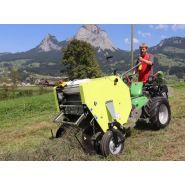 Machine agricole pour pressage et enroulement des récoltes