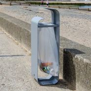 Ruban - poubelle publique Glasdon - 80 L - acier revêtu Armortec_2