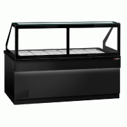 Saladette TORONTO - L2550 mm - Noire - 4 portes - 6x GN 1/1 - P900_2