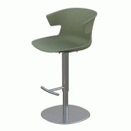 Tabouret de Bar réglable en hauteur Cove - Offisit - Gris_2