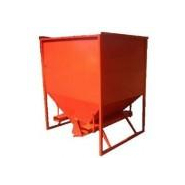 Trémie pour semences ou aliments avec passage de fourche