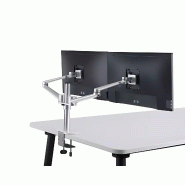 Bras articulé écran double fixe métal SAMY_2