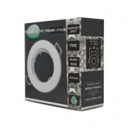 Support plafond rond blanc Ø79 mm - Vision - Elv771745 - Rue des Ampoules_2