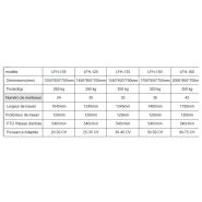 Lhf105 à 180 - fraises et herses rotatives - lefa - poids 265 à 350 kg_2