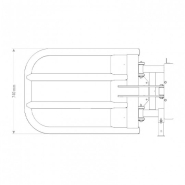 Pince à balles avec tubes de 3 mm d’épaisseur et prise optimale