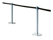 Potelet avec Ruban - Embase en marbre - Ruban de 2000 mm - Protection COVID_2