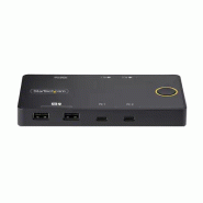 StarTech.Com C2-H46-UC2-PD-KVM commutateur écran, clavier et souris Noir_2