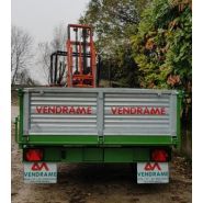 VCR40 P - Remorque agricole rabattable trilatérale Vendrame - Charge 5000 kg - PTAC 50 quintaux_2