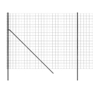Vidaxl clôture en treillis métallique anthracite 1,6x10 m 154228_2