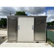 Cabine PMR avec une cabine urinoir disponible en version manuelle, semi-automatique ou automatique - réf. 2052_3