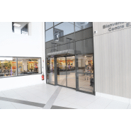 Porte automatique coulissante 2 vantaux - circulation fluide - dimensions diverses_2
