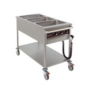 Chariot bain-marie - Frigotherm - 2 ou 4 cuves GN 1/1 sur chariot ou armoire chauffante_2