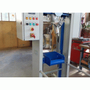 Ensacheuse gravitaire VAG 05 - pour sacs valves 25kg de billes plastiques, déplaçable sur roulettes_2