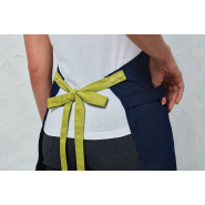 Tablier sans lanières Swap & Pop - PR190 - Polyester recyclé et coton - Poche centrale 30x21 cm - Marque Premier_2