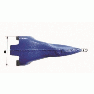Dents de godet Fastkey FK2 PR - Références FK2 PR - Poids 1.3 Kg - Dimensions 170x74x3x25x49 mm_2