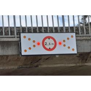 Panneau LED B12 - hauteur limitée - détection laser et caissons personnalisables_2