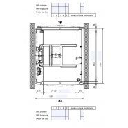 Monte-charge non autoporteur Type 500.15/44F - CMC Monte Charges - Charge 500 kg - Pylône acier galvanisé, moteur en haut_2