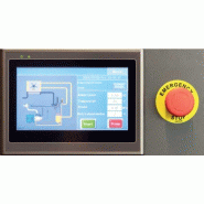 Compresseur à vis 500 litres - 10 bars 10cv - 400v avec sécheur_2