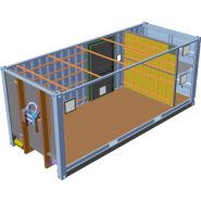 Conteneur militaire ampliroll CSC autonome - apte au transport maritime et aérotransport_2