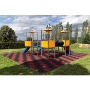 Jeu multi tours en acier inoxydable - Aire de jeux conforme EN1176 - Référence BT11030_2