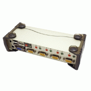 Aten cs1734b switch kvm vga, ps/2-usb, audio, hub usb, 4 ports_2