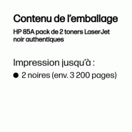HP 85A pack de 2 toners LaserJet noir authentiques_2