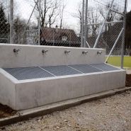 Lave-chaussures en béton pour un nettoyage rapide et efficace