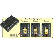 Connecteur thermocouple SMPW-CC Series - Omega - 2 broches plates avec serre-câble intégré_2