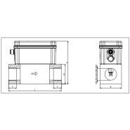 VA 525 - Capteur de débit d'air comprimé - CS Instruments - Étendue de mesure 90 à 1195 m³/h - Compact avec redresseur de flux intégré_2