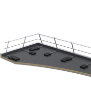 Garde-corps autoportant SECURILISSE® evo GCE-PL 2019 - aluminium, 20 Kg/m, montage rapide_2
