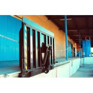 Niveleur de quai mécanique - Alapont - charge max 5000 kg - passerelles manuelles en acier antidérapant_2