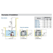 Pompe Calpeda GXRM 9 SG - Pompe de relevage eau de pluie sans flotteur - Inox 0,25 kW - Débit 7,5 m3/h - 220V_2