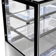 Vitrine réfrigérée de présentation avec service arrière 90 cm (gaz écologique r290a)_2