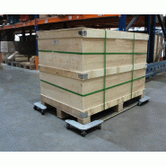 4 coins roulants métal + valise aluminium - 150kg/coin max_2
