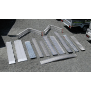 Rampe de chargement en aluminium l = 2m pour moto alu - patrick remorques - 6654_2