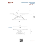 Pont élévateur à ciseaux hors-sol idéal pour travaux de pneus & carrosserie  - XX91_2