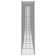 Vidaxl mur en gabion avec couvercle acier galvanisé 600 x 50 x 200 cm 145089_2
